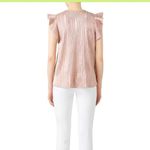 Hunter Bell  Rose Gold Ava Top $247 small designer fall classic formal blouse Photo 3