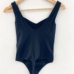 Free People Intimately  Women's Black Thong Bodysuit size XS/S Low Back Photo 3