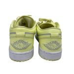 Nike  Air Jordan 1 Low Lemonade Colorblock Lace-Up Athletic Sneakers Shoes 10.5 Photo 2