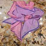 Vintage Sacha For Basha Silk Scarf Pink Purple Photo 0