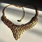 Luxury European Retro Style Necklace Gold Photo 0