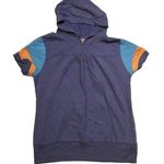 Mossimo Short Sleeve Hoodie Blue Size XXL Photo 0