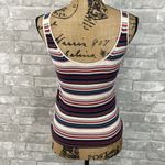 Madewell  Striped Ribbed Knit Sweater Tank Top Photo 3