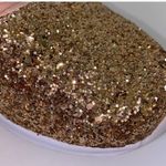 Glittery Gold Kids Sneakers Size 7 Photo 3