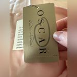 Oscar de la Renta Vintage Skirt Silk Linen Blend Pink Made USA NWT Size 16 FLAW Photo 1