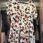 Floral Ruffle Short Sleeve Sundress Multi Size XL Photo 0