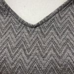 Alya Fit and Flare Gray Dress Short Sleeve V Neck Dress Woman’s Size Small Photo 1