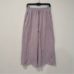 STAUD  Lavender Wide Leg Crop Sweatpants M Photo 1