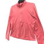 Mountain Hardwear Pullover Womens M Salmon Pink Half Zip Lightweight Sweatshirt Photo 3
