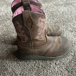 Hytest steel toe women’s cowboy boots‎ size 6.5 Brown Photo 1