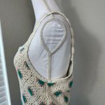 Sincerely Jules  Women’s Crochet Knitted Retro Boho Print Mini Dress Size Small Photo 3