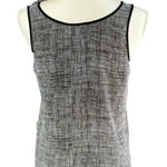 Vince Camuto  Gray Black White Textured Sleeveless Patterned‎ Blouse Top Photo 0