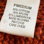 Jillian and Nicole Lambswool Sweater Pumpkin Orange Short Sleeve Petite Medium Photo 7