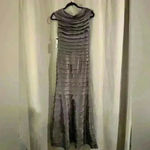 Women’s Cachet Formal Dress Brown Size 4 Photo 1
