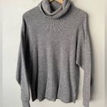 Free People softly knit tunic grey softly structured oversized tunic sweater Photo 7