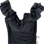 XScape Evenings Petite Ruthie Jersey Strapless Off Shoulder Ruffle Dress Size 12 Photo 6