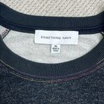 Something Navy  black Crewneck ‘something to smile in’ Sweatshirt Photo 3