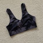 All In Motion Diamond Dye Light Support Sports Bra Black Size Small Like New Photo 1