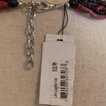 Ava Renee NWT Large Handmade Pendant Red Beaded Costume Jewelry Necklace Photo 9