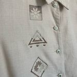 Vintage 80’s 90’s neutral embroidered boho cottage Photo 7