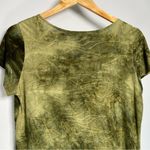 Dress Barn Beaded Burnout T-Shirt Green Top Y2K Fairy Grunge Whimsigoth Size M Photo 6
