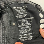 BLANK NYC  Black Distressed Cut Off‎ Button Fly Denim Shorts Photo 7