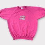 Vintage Rich Tee's Jennifer Dawn Pink Short Sleeve Sewing Machine Sweatshirt XL Photo 0
