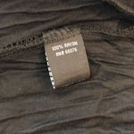 Raviya Swim Cover Up Tube Dress Maxi Hi Low Smocked Strapless Black 1X Photo 5