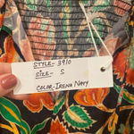 NWT Love the Label Irena Navy Blouse Size Small Blue Photo 2