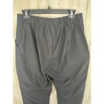 Zella Black Getaway Drawstring Cargo Pockets Button Closure Crop Pants Size L Photo 6