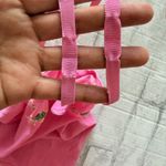 Y2K Pink Stretchy Knit Baby Tank Top Embroidered Dainty Flowers No Sz Size undefined Photo 5