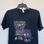 Mardi Gras Louisiana Women’s Tee Size Small Multiple Photo 1