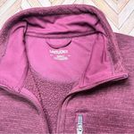UNTUCKIT KEZOH Full Zip Fleece Lined Jacket Sweatshirt Maroon Outdoor Warm Comfy Purple Photo 1