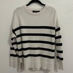 Black And White Striped Sweater Size M Photo 0