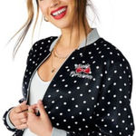 Disneyland Paris Minnie Parisienne Bomber Jacket large streetwear athleisure‎ Black Photo 0