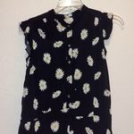Kate Spade Black Daisy Dot Crepe Romper Photo 5