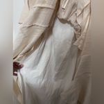 RHODE NWT Emily Sheer Shimmer Gold Dress Kimono Style Sleeve Size XS Photo 5