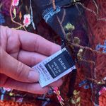 SheIn Black Floral Embroidered Mini Dress with Bag Photo 4