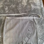 Romeo + Juliet Couture  Plaid Ruffled Skirt Black White Sz L Photo 5