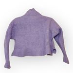Spiritual Gangster  Lavender Purple Cropped Merino Mock Neck Sweater S Photo 2