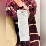 Abercrombie & Fitch  Women's Burgundy and Cream Jumper size XS Photo 5