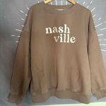The Nash Collection Brown Crewneck Brown Size L Photo 0