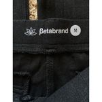Betabrand  Classic Black Pinstripe Dress Stretch Boot Cut Yoga Pants Women Medium Photo 8