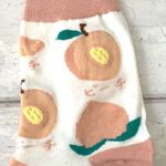 Urban Outfitters  Peach Fruit Pink Crew Socks Unisex Girls Women’s Teens NEW Photo 1