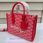 Michael Kors Grapefruit Multi Mirella Tote Small Handbag Photo 2