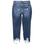 KanCan USA Buckle KanCan Signature Mom Jeans Sz 26 Ultra High Rise Distressed Rigid Denim Photo 3