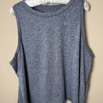 Athleta  Uptempo Tank Top Womens 2X Blue Gray Active Shirt Athleisure Wicking Photo 0