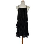 Abound  Dress Large Black White Short Sleeve Mini Bodycon Retro Y2K Night Out Photo 4