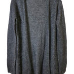 Classiques Entier Mohair Blend Open Front Cardigan Gray Size Medium Photo 0