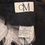 Vintage 90s Corduroy Pants Womens Grey High Waisted Tapered Leg Hong Kong Casual Gray Size 14 Photo 3